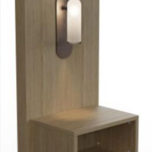 King Night Stand With Wall Guard