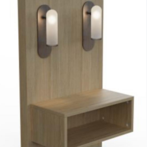 Queen Night Stand With Wall Guard