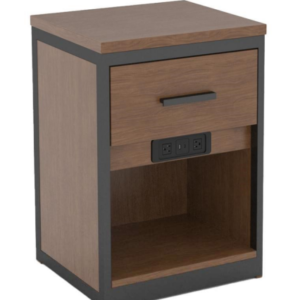 King Night Stand With Wall Guard By Wyndham
